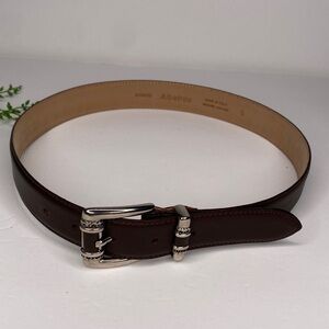 Albatros Italian Smooth Leather Brown Belt Size Small